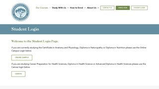 Student Login - Naturopathic College of New Zealand