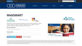WebSMART - SMCCD - San Mateo County Community College District