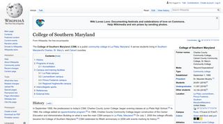 College of Southern Maryland - Wikipedia
