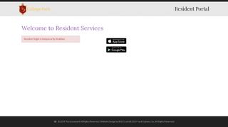Login to College Park Apartments Resident Services | College Park ...
