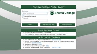 PortalGuard - Portal Login - Shasta College