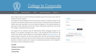 College to Corporate - IIT Bombay