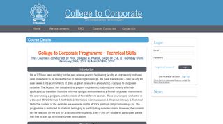 College to Corporate - Kanwal Rekhi School of Information Technology