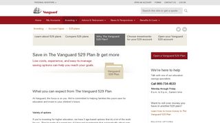 Save in The Vanguard 529 Plan & get more | Vanguard