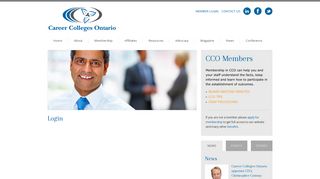 Login - Career Colleges Ontario