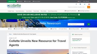 Travel Agent Resources | Collette - Collette Vacations