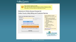 Online Account Access for Collier County Utility Billing and Customer ...