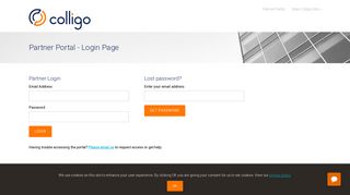 Partner Portal - Login Page - Colligo