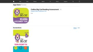 Collins Big Cat Reading Assessment on the App Store - iTunes - Apple