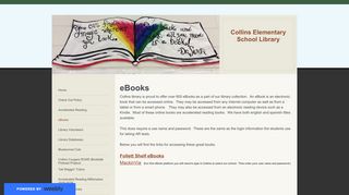 eBooks - Collins Elementary School Library