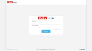 Collins ebooks - Sign In