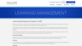 Learning Management - Collins Learning