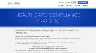 Healthcare Compliance Training - Collins Learning