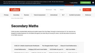 Secondary | Maths – Collins