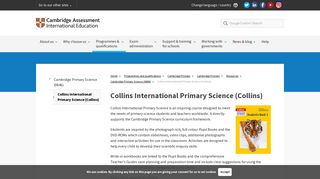 Collins International Primary Science (Collins) - Cambridge International