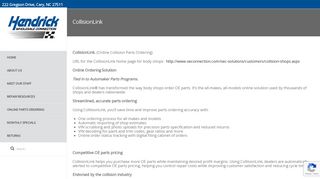 CollisionLink | Hendrick Wholesale Connection