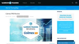 Warrior Trading | Colmex PRO Review - Warrior Trading