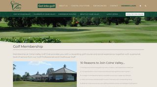 Membership at Colne Valley Golf Club, Earls Colne