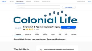 Working as an Insurance Agent at Colonial Life & Accident Insurance ...