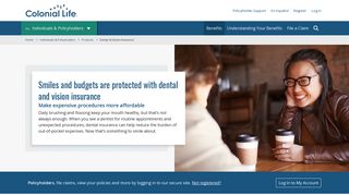 Dental & Vision Insurance Coverage and Plans | Colonial Life