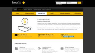 CommSec Adviser Services | Investment Loan