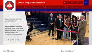 Colonial Heights Public Schools - Home