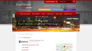 Colonial Savings, F.A. | Savings & Loan Associations - Fort Worth ...