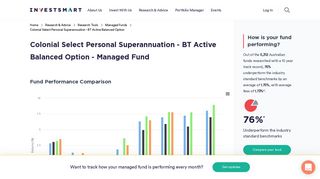 Colonial Select Personal Superannuation - BT Active Balanced Option ...