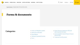 Forms and documents - CommBank