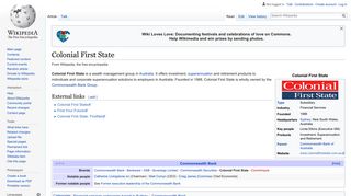Colonial First State - Wikipedia