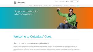 Coloplast Care - support and education when you need it
