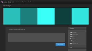 login color theme by ccromero581 - Adobe Kuler