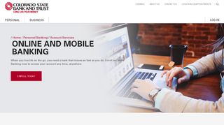 Online & Mobile Banking - Colorado State Bank and Trust
