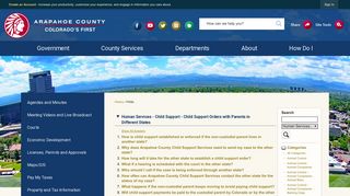 Child Support - Arapahoe County, CO - Official Website