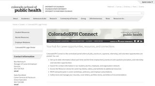 ColoradoSPH Connect | Colorado School of Public Health | University ...