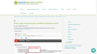 How to get and print your medical marijuana card?