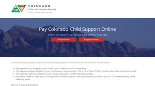 Colorado Child Support - ChildSupportBillPay