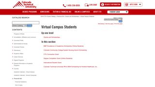 Virtual Campus Students - Colorado Tech Course Catalog - CTU ...