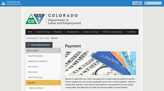 Payment | Colorado Department of Labor and Employment