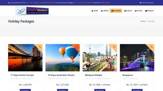 Budget Holiday Packages | Colorful Vacations | International Travel ...