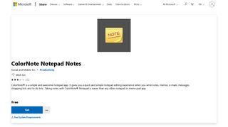Get ColorNote Notepad Notes - Microsoft Store