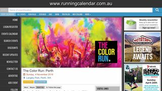 The Color Run at Langley Park in Perth, Western Australia