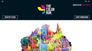 The Color Run Landing Page | The Color Run