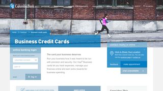 Business Credit Cards | Columbia Bank