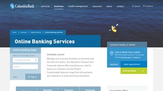 Online Banking Services | Columbia Bank