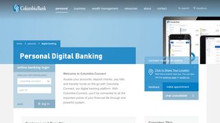 Personal Digital Banking | Columbia Bank