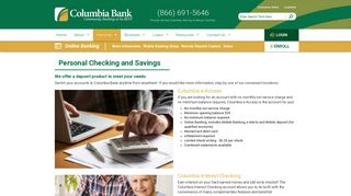 Personal Checking and Savings | Columbia Bank