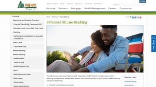 Columbia Credit Union - Personal Banking - Free Online Banking