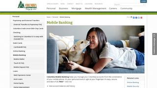 Mobile Banking, Mobile App & Text Banking – Columbia Credit Union