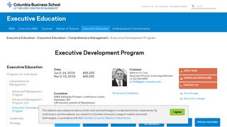 Executive Development Program | Executive Education - Columbia ...